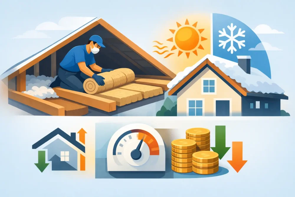 Attic Insulation That Lowers Bills