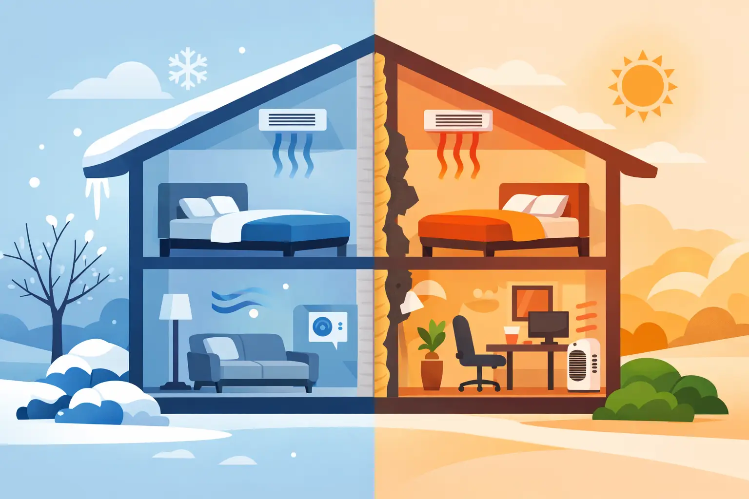 Uneven Room Temperatures Insulation Problem