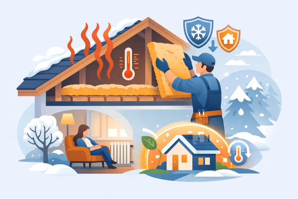 How to Stop Attic Heat Loss at Home