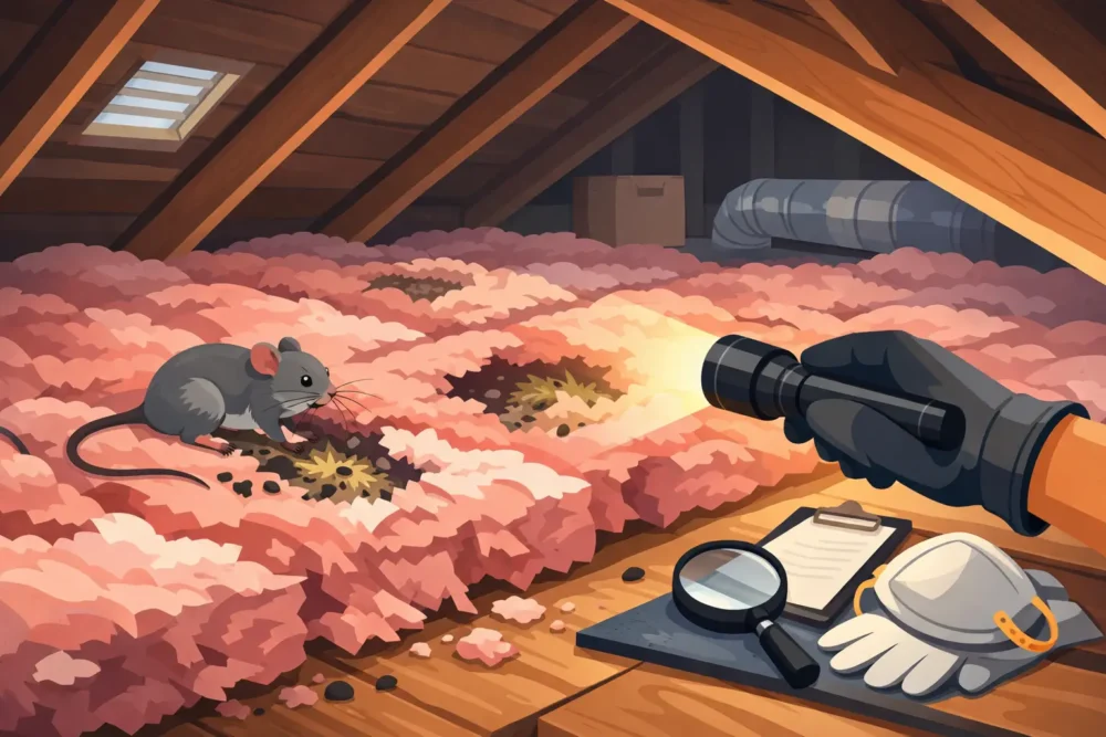 Rodent Damaged Attic Insulation: What to Do