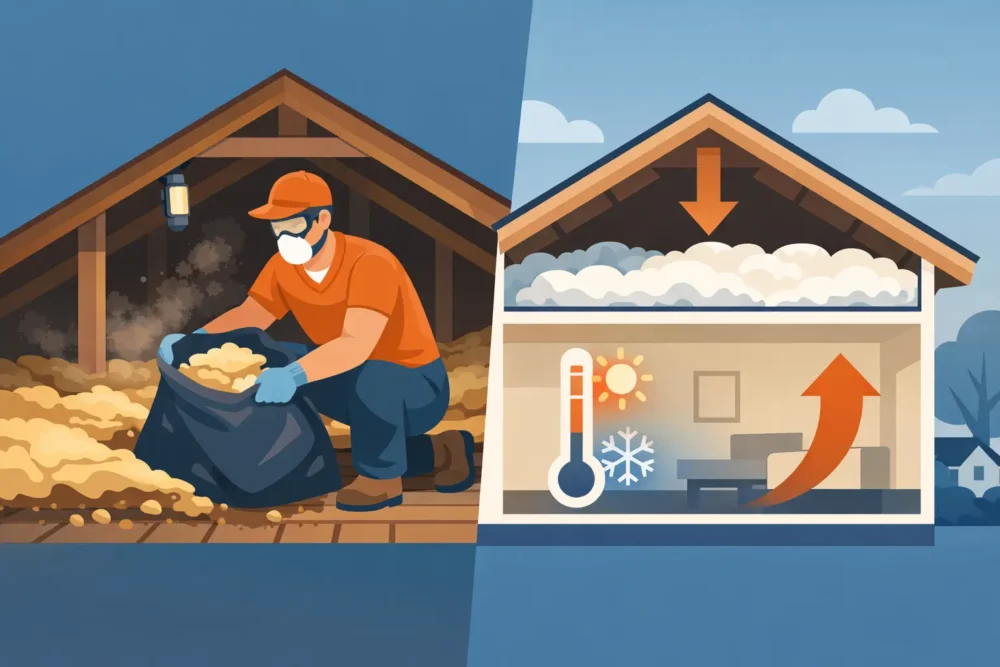 When Should Attic Insulation Be Removed?