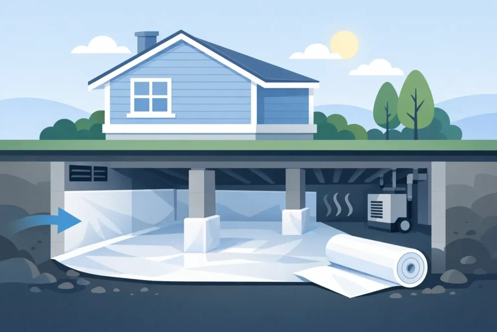 Crawl Space Vapor Barrier Guide for Homeowners