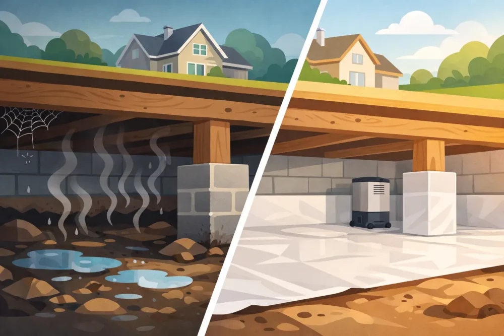 Does Your Ballwin MO Crawl Space Need a Vapor Barrier?