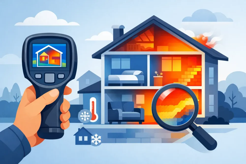 Thermal Imaging for Insulation Problems at Home