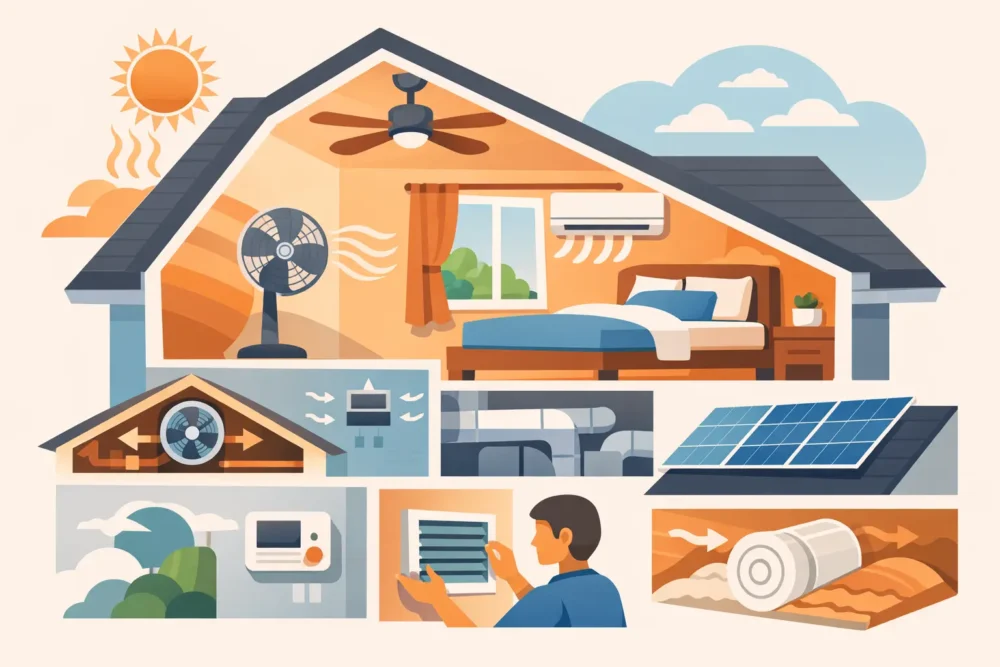 7 Best Home Fixes for a Hot Upstairs Room