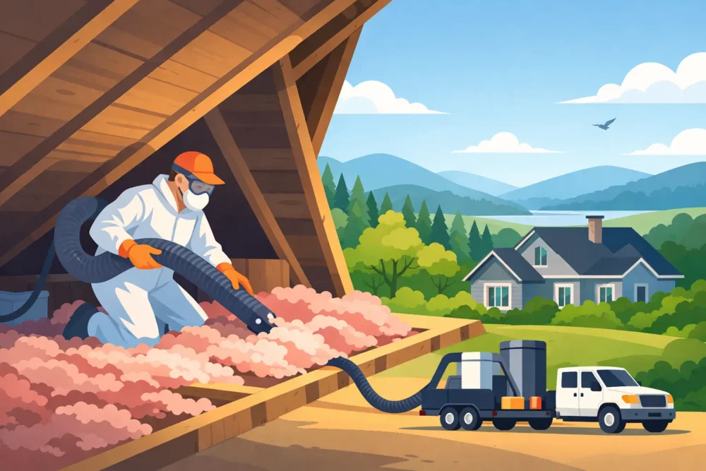 Attic Insulation Removal in Wildwood, MO