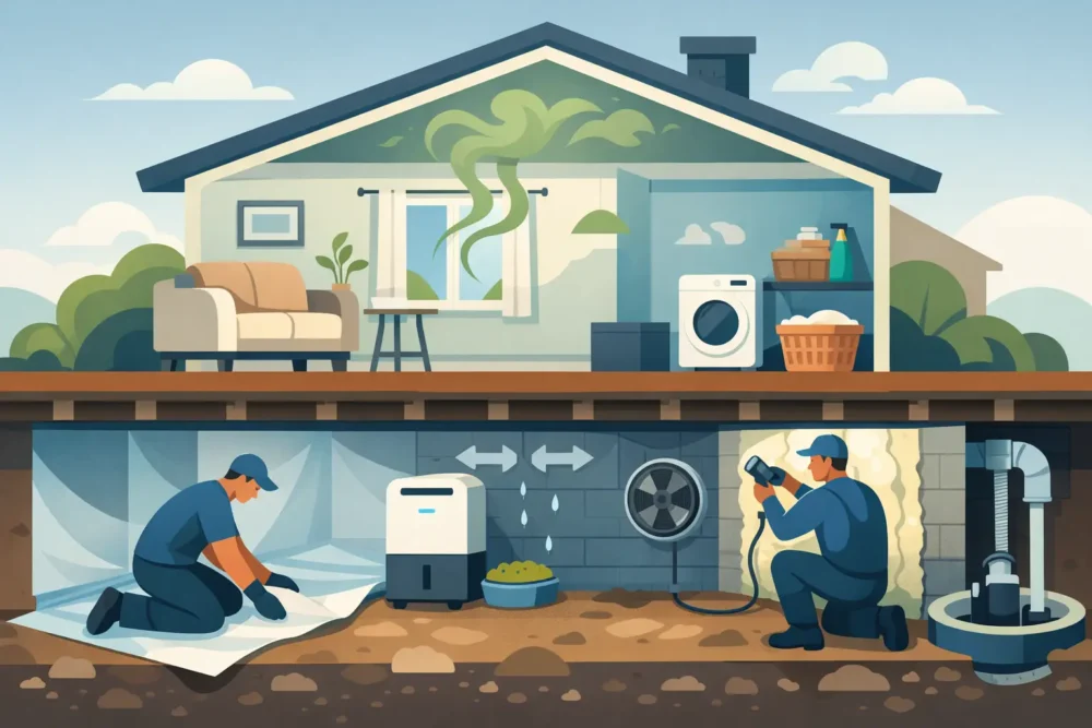 Best Crawl Space Fixes for Musty Smells at Home