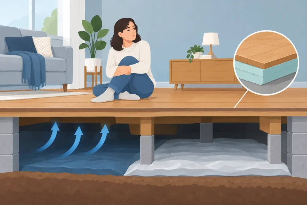 A Guide to Fixing Cold Floors Above Crawl Spaces